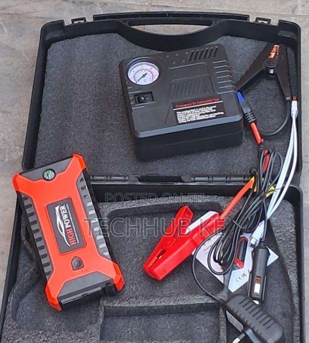 High Capacity Car Jump Starter With USB Fast Charging Air Pump - thumbnail 2