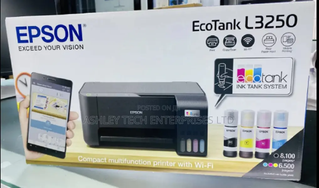 Epson L3250 Borderless Photo Printing Wi-Fi Printer