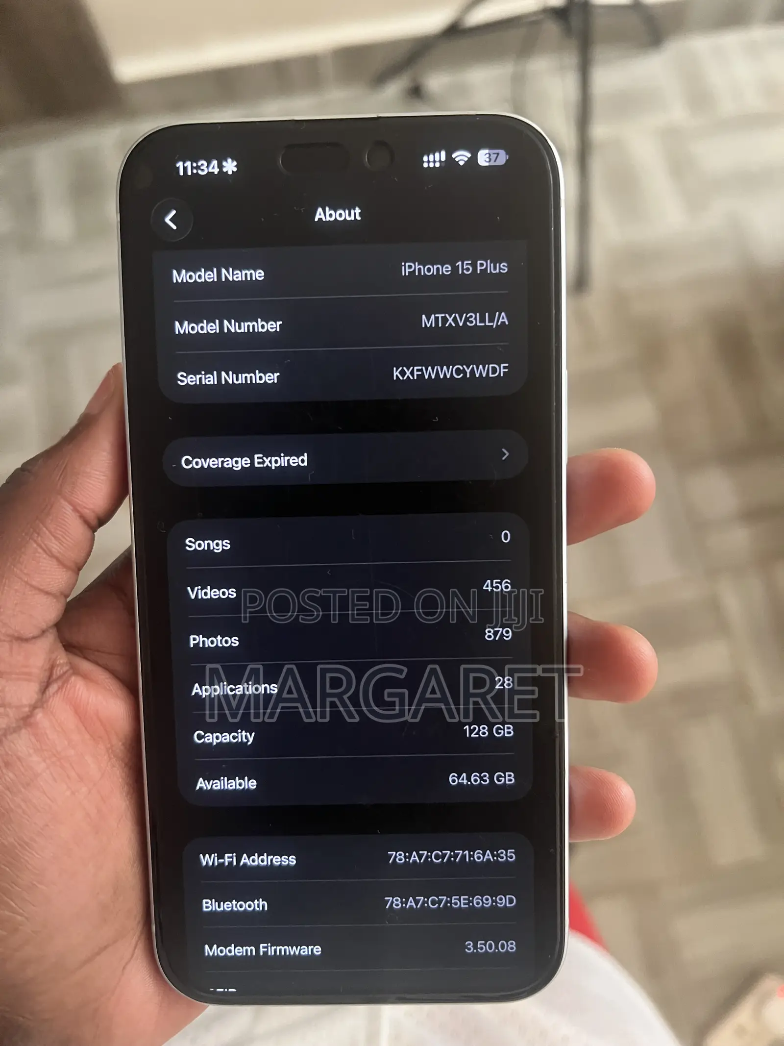 Apple iPhone 15 Plus 128 GB White