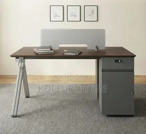 Office Desk : Modern 2-Person Office Workstation