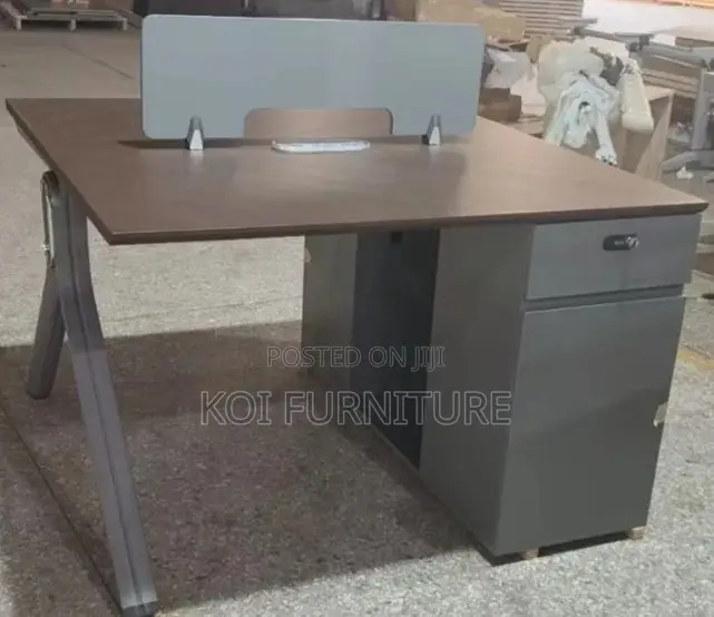 Office Desk : Modern 2-Person Office Workstation
