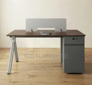 Office Desk : Modern 2-Person Office Workstation