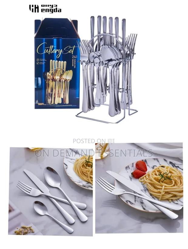 24pcs Heavy Duty Quality Cutlery Sets