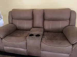 7-Seater Faux Leather Sofa Set – Excellent Condition