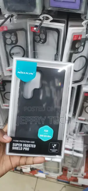 Black Nillkin Super Frosted Shield Pro Phone Protection Case