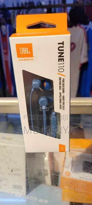 JBL Tune 110 Wired Stereo Earphones With Mic