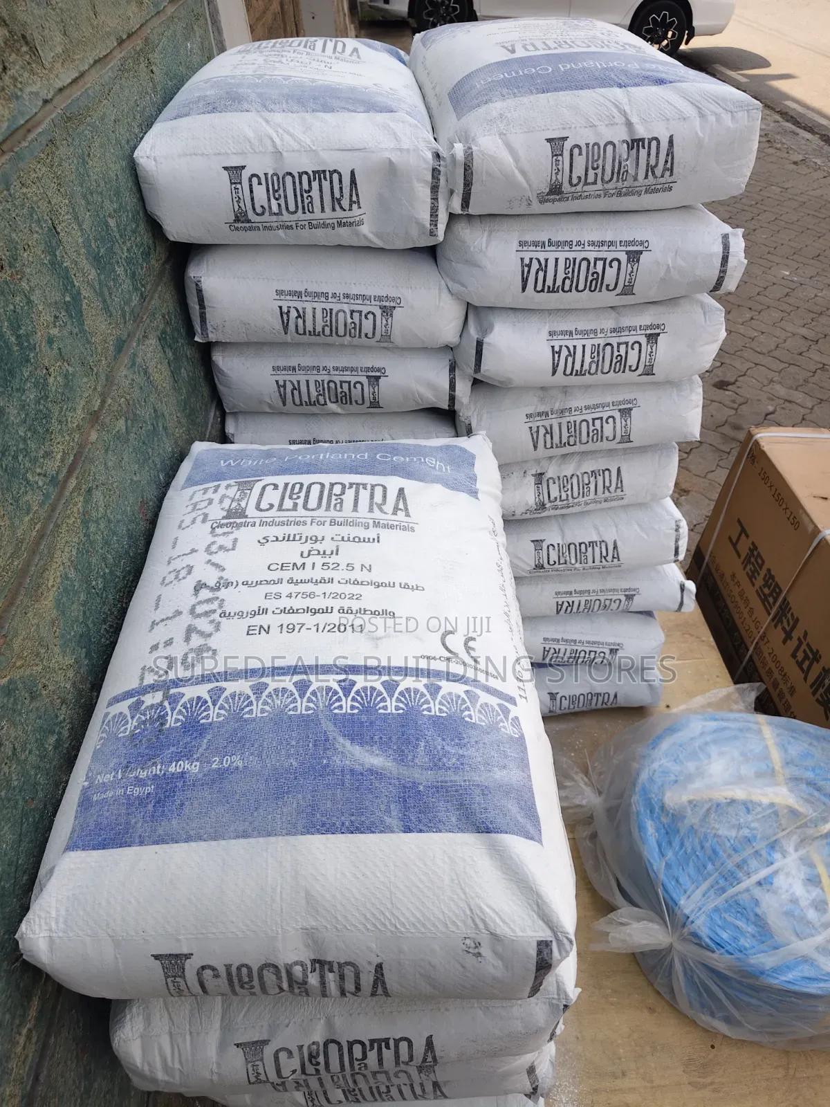 40kg Bag of Cleopatra White Portland Cement
