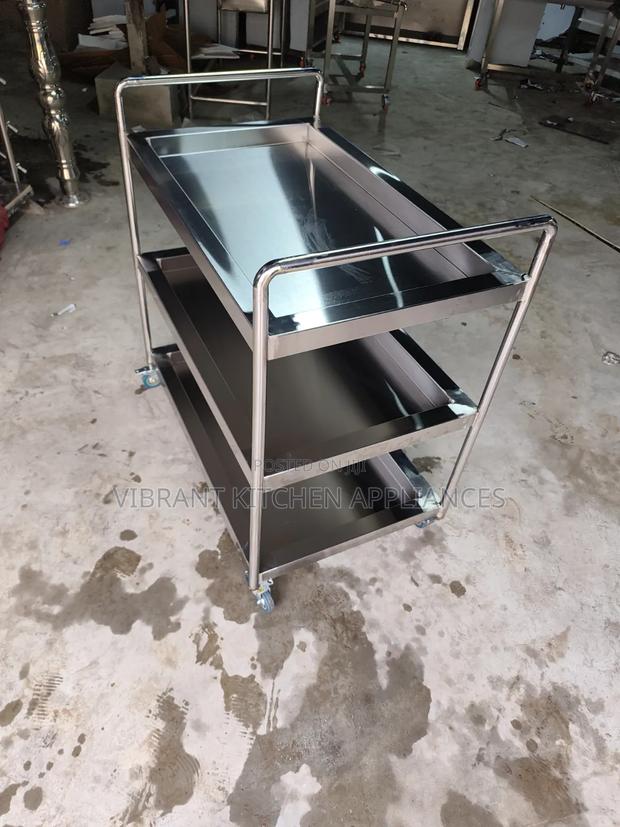3‐Tier Medical Trolley - thumbnail 2
