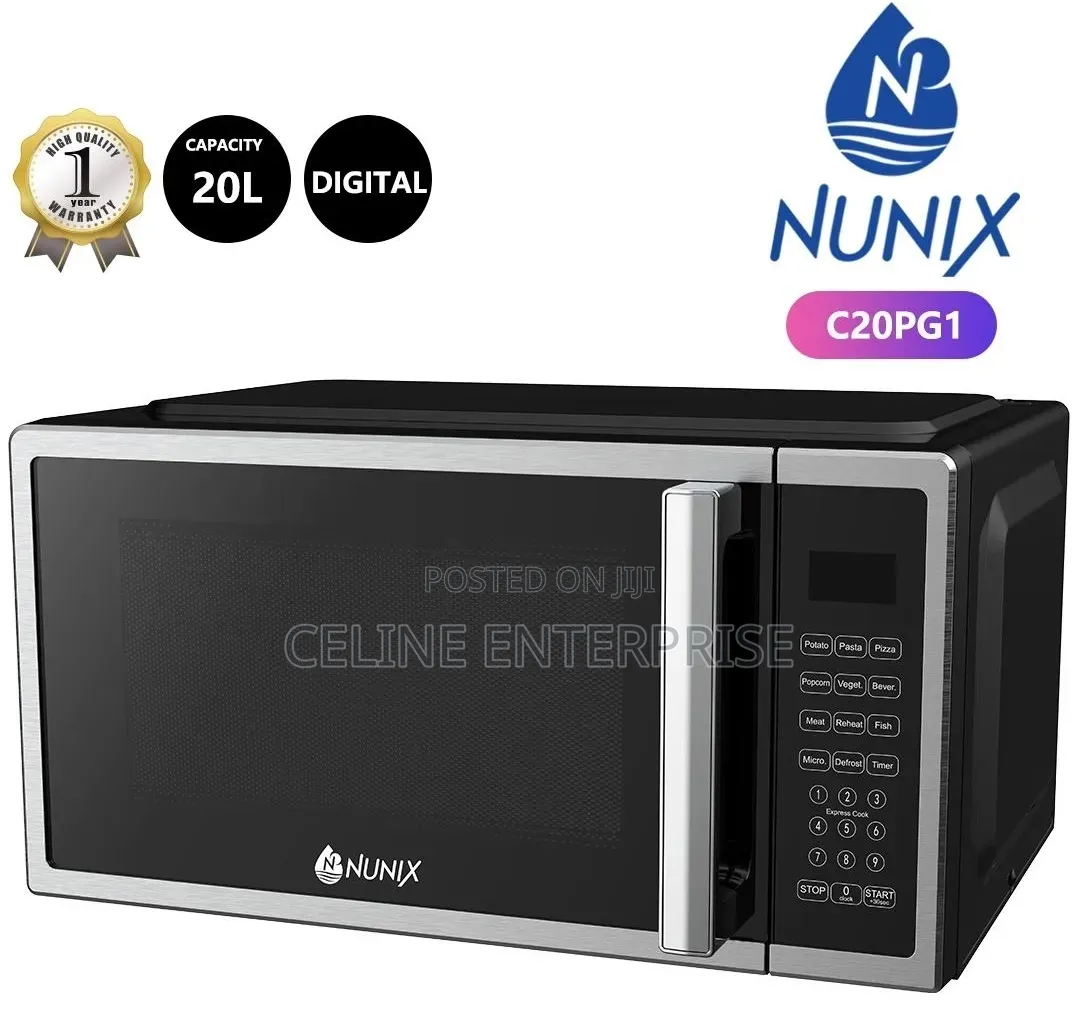 New Model 20 Litres Nunix Digital Microwave With Grill