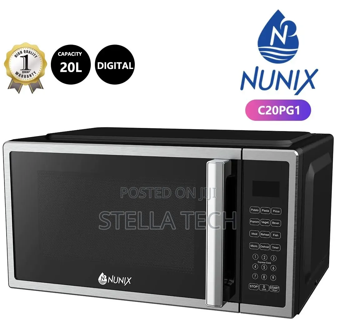 New Model 20 Litres Nunix Digital Microwave With Grill