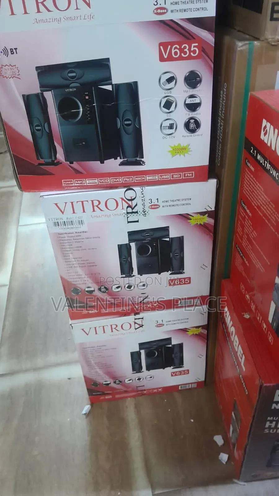 The Vitron V635 3.1 Home Theatre System:
