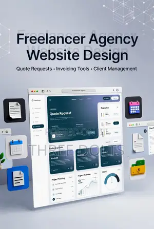 Freelancer Agency Website Design | Quote Requests Invoicing Tools
