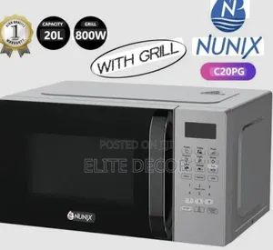 Nunix C20PG1 Digital Microwave Oven – 20L (Stainless Steel)