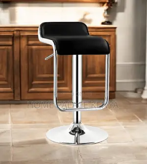 Bar Stool: Silver and White Height Neta Bar Chair