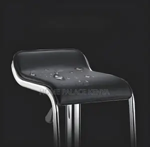 Bar Stool: Silver and White Height Neta Bar Chair