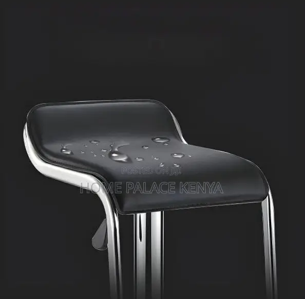 Bar Stool: Silver and White Height Neta Bar Chair