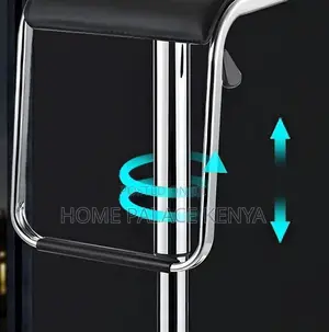 Bar Stool: Silver and White Height Neta Bar Chair