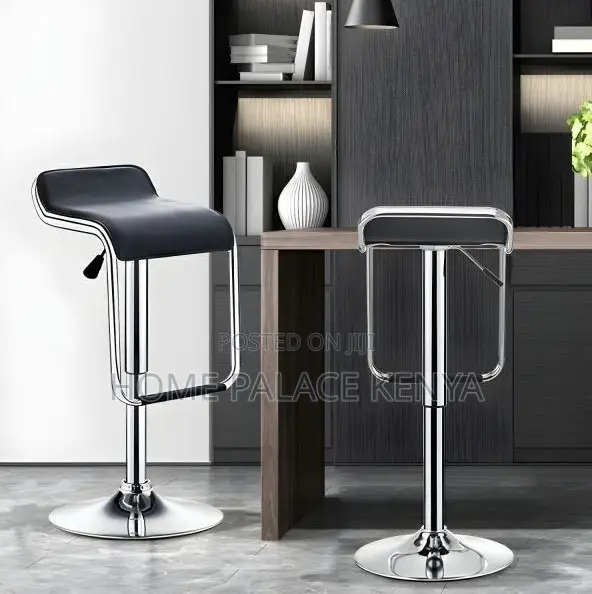 Bar Stool: Silver and White Height Neta Bar Chair