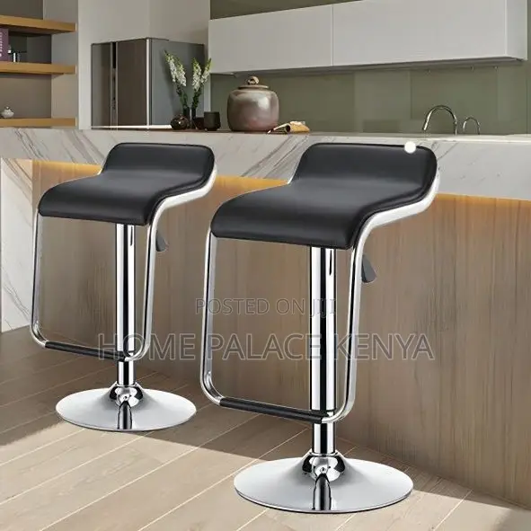 Bar Stool: Silver and White Height Neta Bar Chair