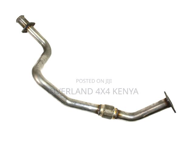 Terrafirma Replacement De-Cat Front Down Pipe - Defender TD4 - thumbnail 2