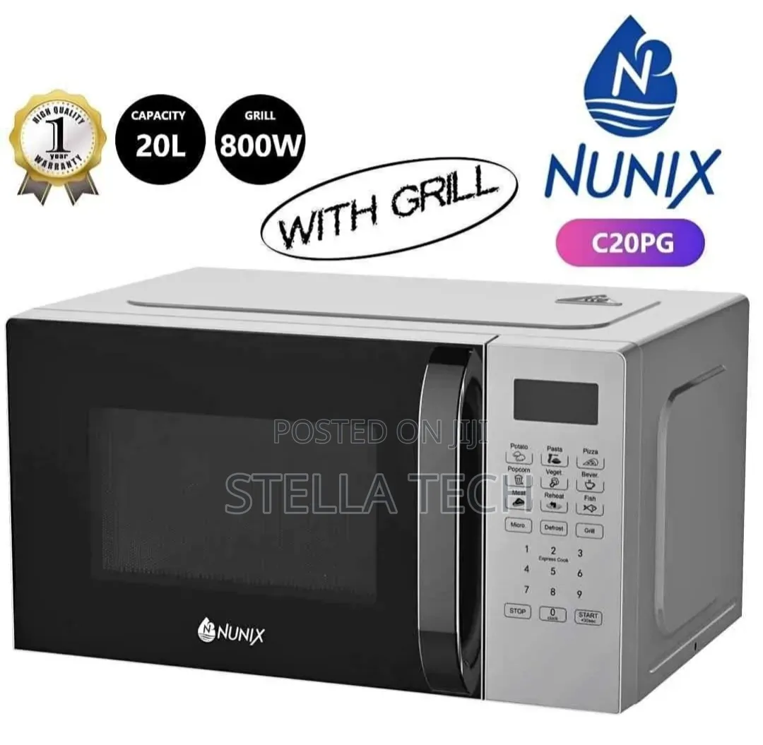 New Model 20 Litres Nunix Digital Microwave With Grill
