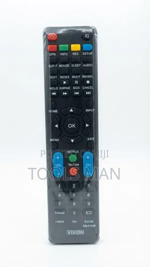 Vision WM-P100R TV Remote Control.