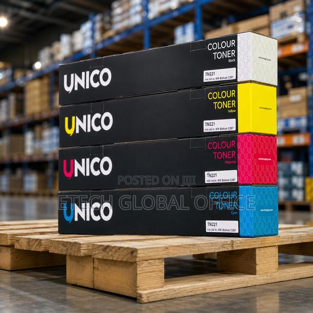 Konica Minolta TN-221 CMYK Toner by Unico