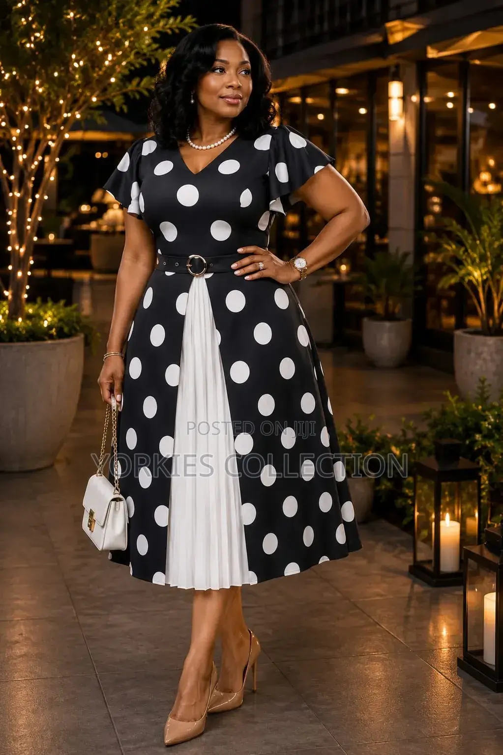 Quality Polka-Dot Skater Dress
