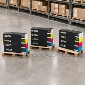 Unico TN-221 Cyan, Magenta and Yellow Toners