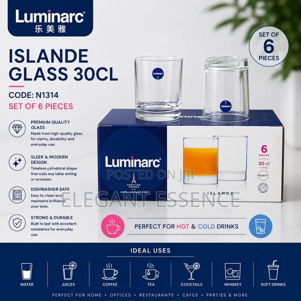 *300ml LUMINARC GLASSES Set of 6pcs*
