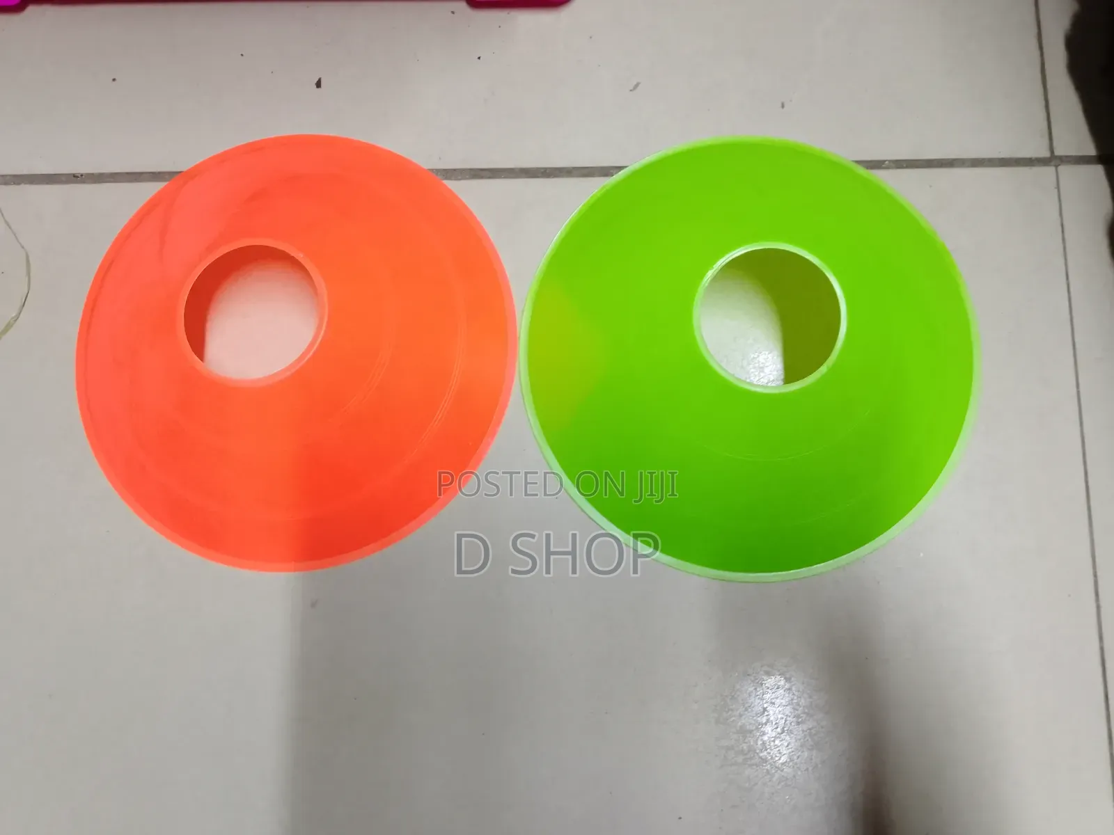 Disk Shaped Training Cones
