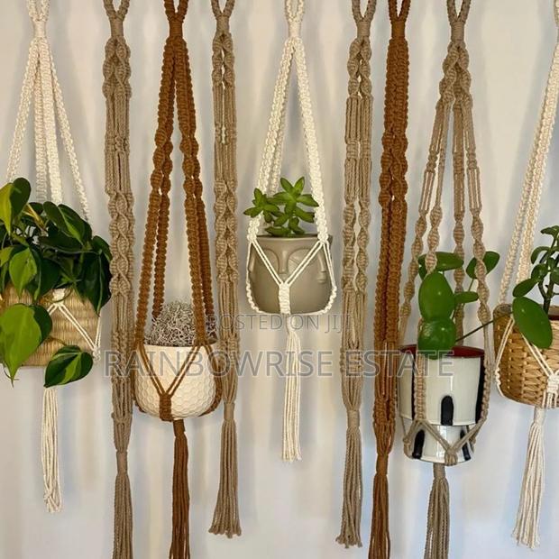 Plant Hangers Macrame - main view