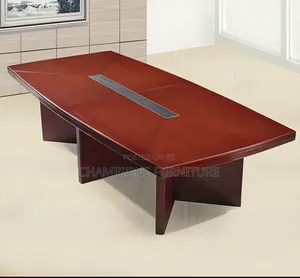 2.4M Mahogany Boardroom Table