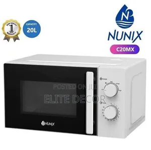 Nunix 20L Microwave Oven C20MX1 – Manual Control (White)