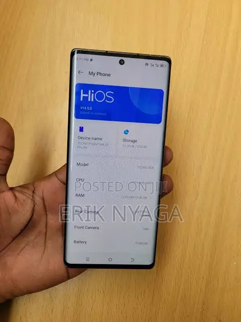 New Tecno Phantom X2 Pro 5G 256 GB Black