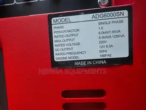 AICO Silent Diesel Generator 6.5kW / 8.125kVA Max Output – Brand New