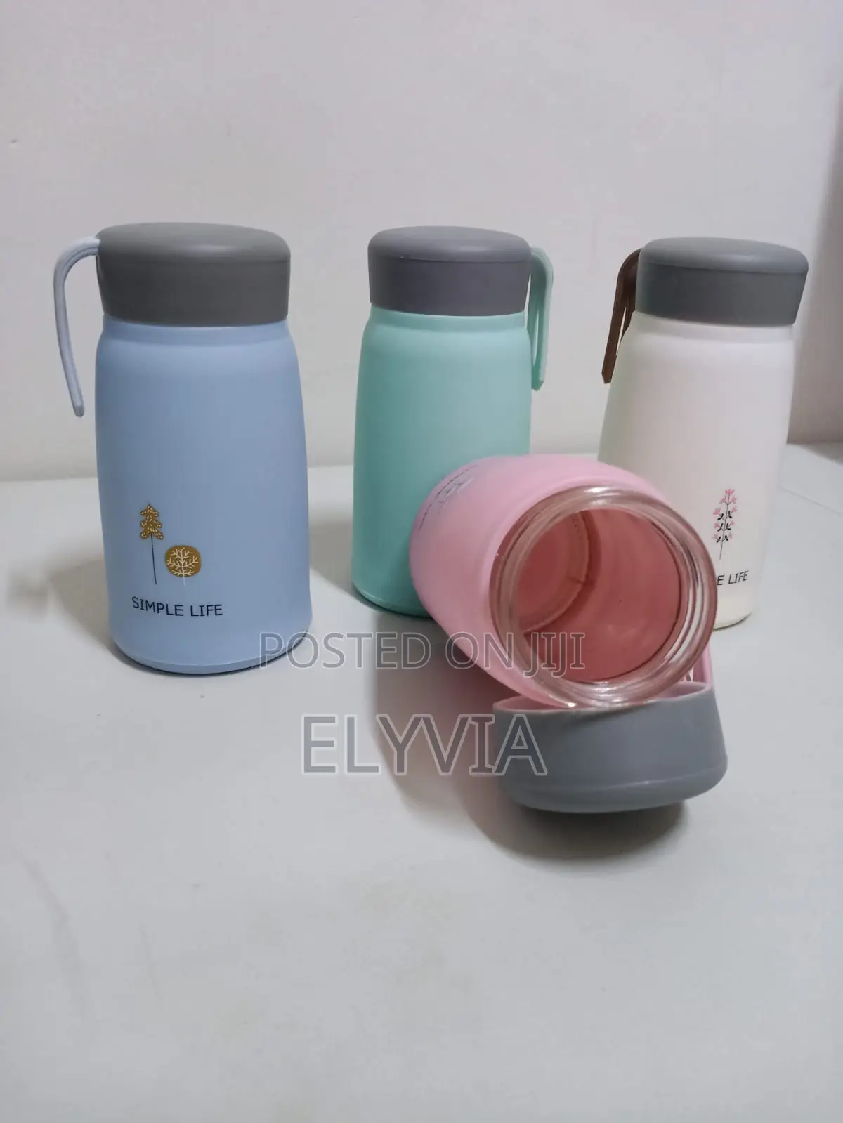 Glass Vacuum Flask With Handle