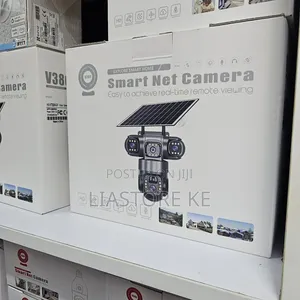 V380 Tripple Lens Solar Powered Camera