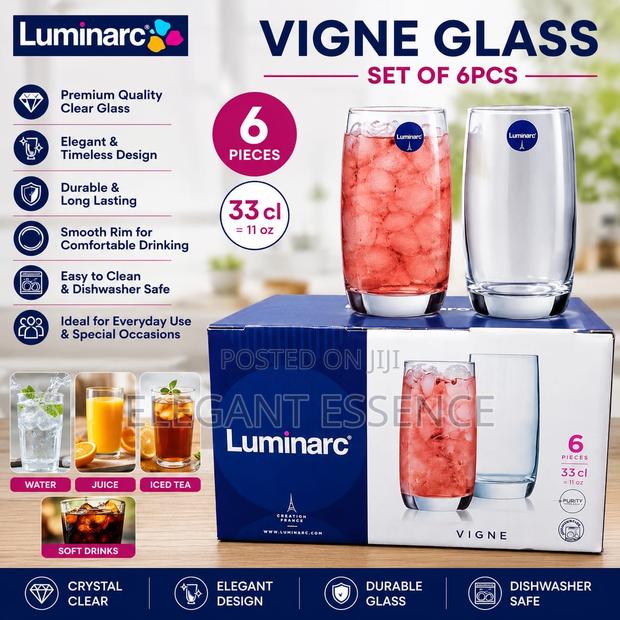 Luminarc Vigne Glass–6pcs Set