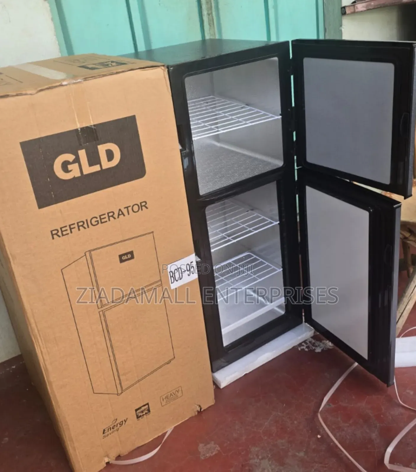 95 Litres GLD Double Door Bottom Freezer Refrigerator