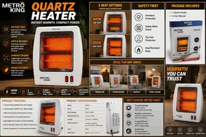 Quartz Room Heater 800W Halogen Electric Heater 800Watts