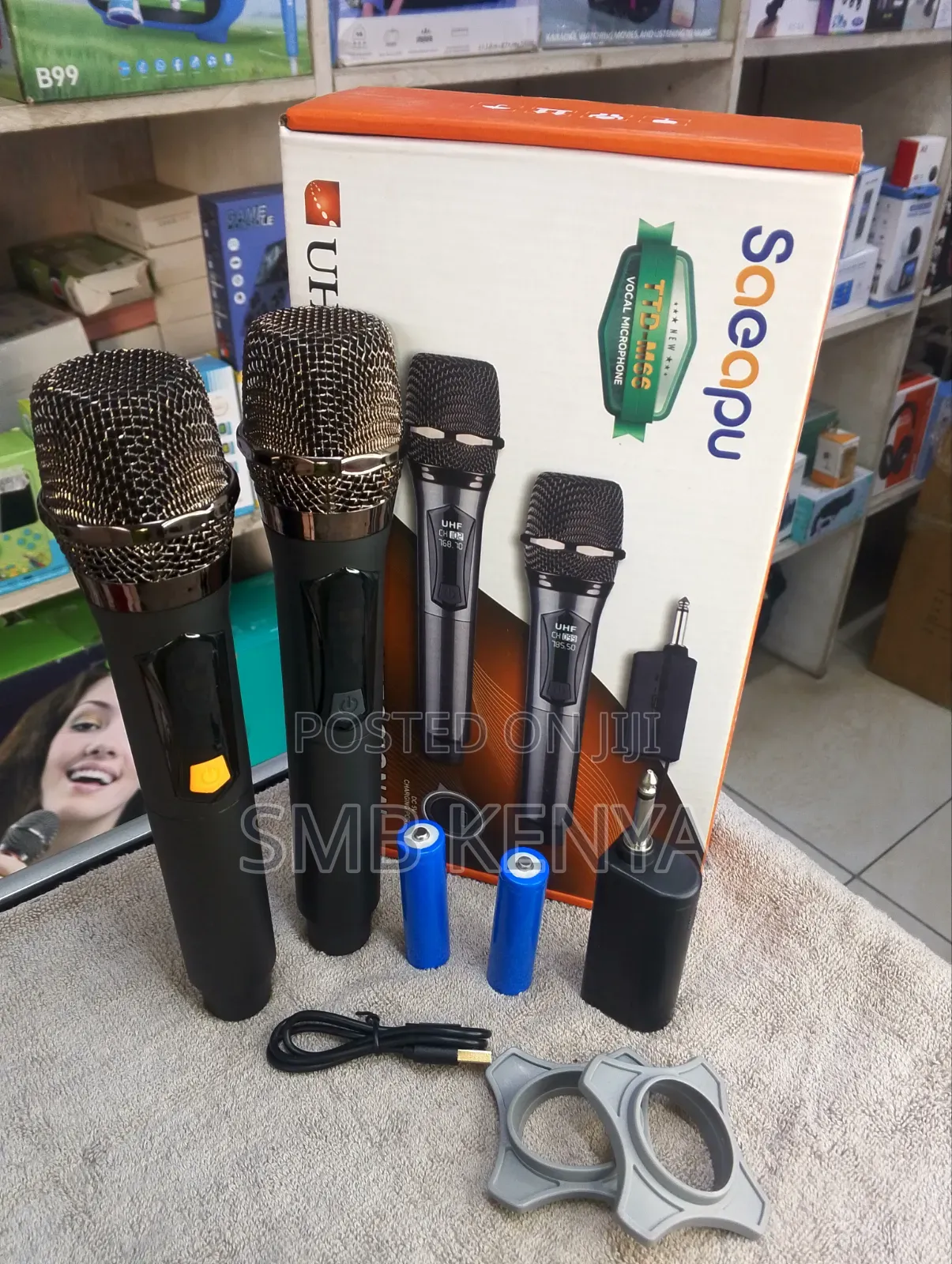 Portable 8 Inch Wireless Karaoke Party Mic