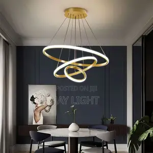 Ceiling Ring Chandelier LED Circle Pendant Light