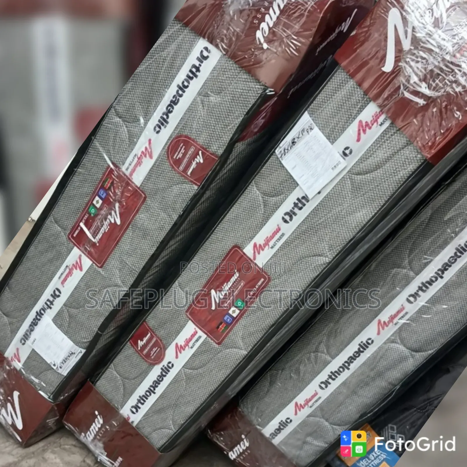 5x6 Grey Orthopedic Spring Mattress – 10 Inch Premium Comfort