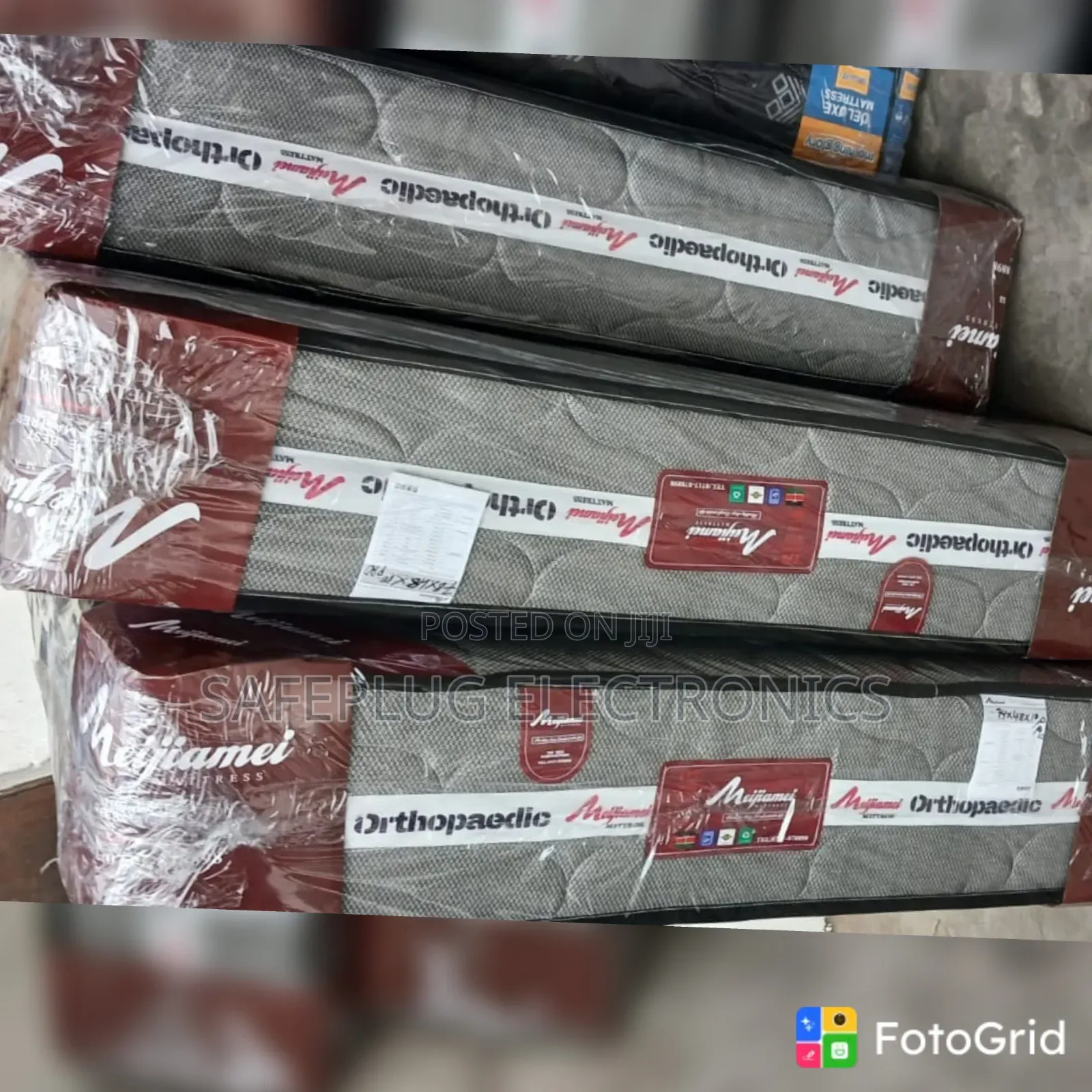 5x6 Grey Orthopedic Spring Mattress – 10 Inch Premium Comfort