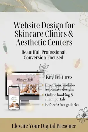 Website Design for Skincare Clinics and Aesthetic Centers