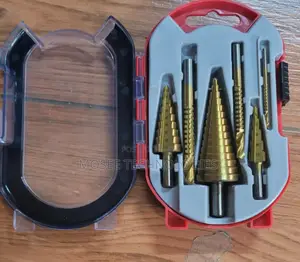 Professional 6-Piece HSS Step Drill Bit & Hole Cutter Set