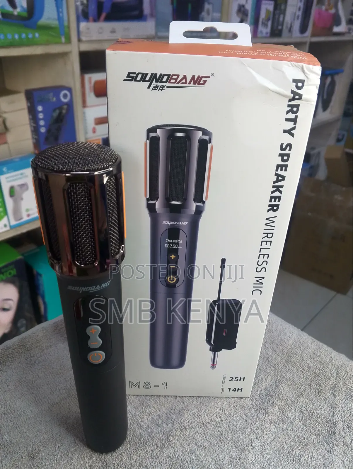 Single Wireless Microphone With Receiver