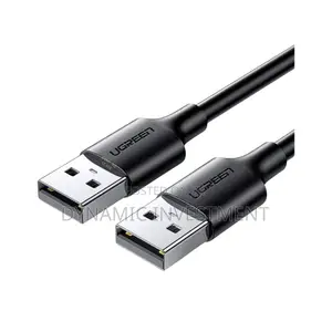UGREEN US102 USB 2.0 a Male to a Male Data Cable 1m Black UG- 10309