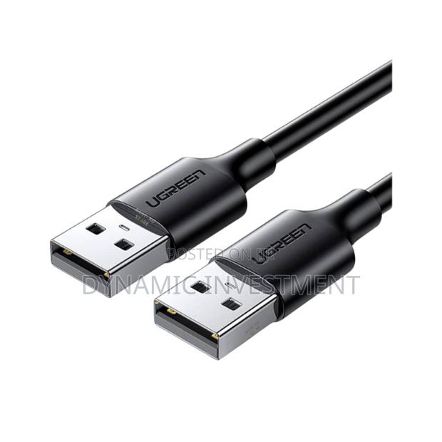 UGREEN US102 USB 2.0 a Male to a Male Data Cable 1m Black UG- 10309